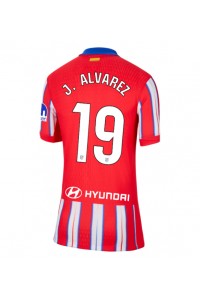 Atletico Madrid Julian Alvarez #19 Voetbaltruitje Thuis tenue Dames 2024-25 Korte Mouw